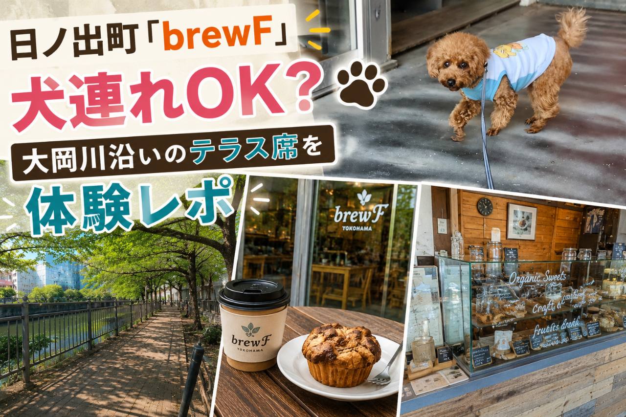 日ノ出町brewFの犬連れテラス席体験レポ